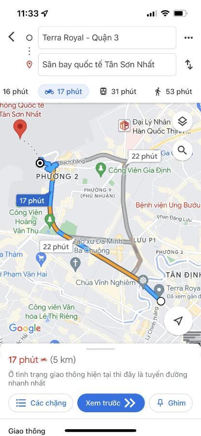 Can Ho Trung Tam Quan 3 Terra Royal Cidade de Ho Chi Minh Exterior foto